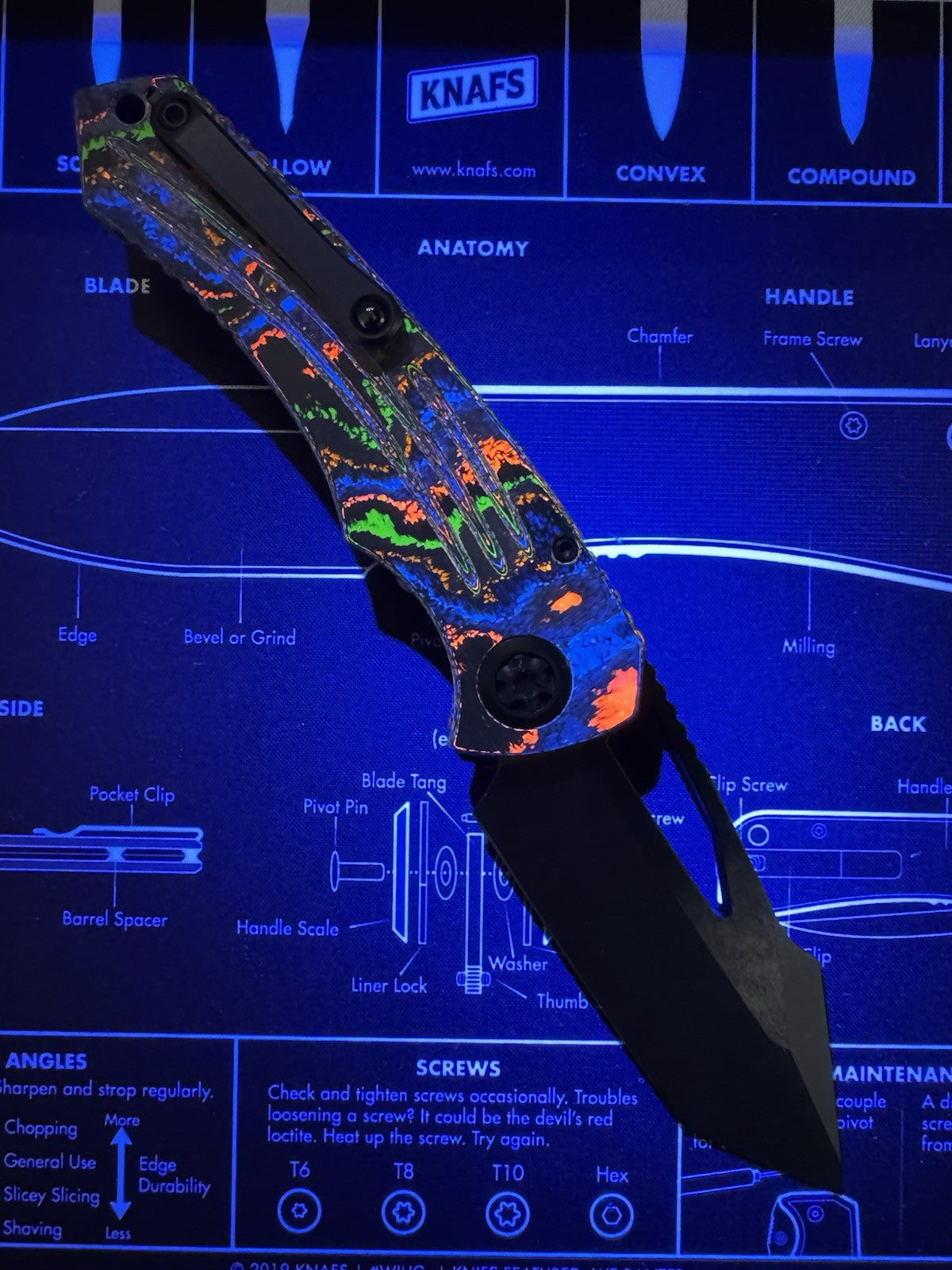 #69 HERETIC PARIAH BROP EXCL MAGNACUT DLC TANTO 80’S CARBON FIBER USA RARE