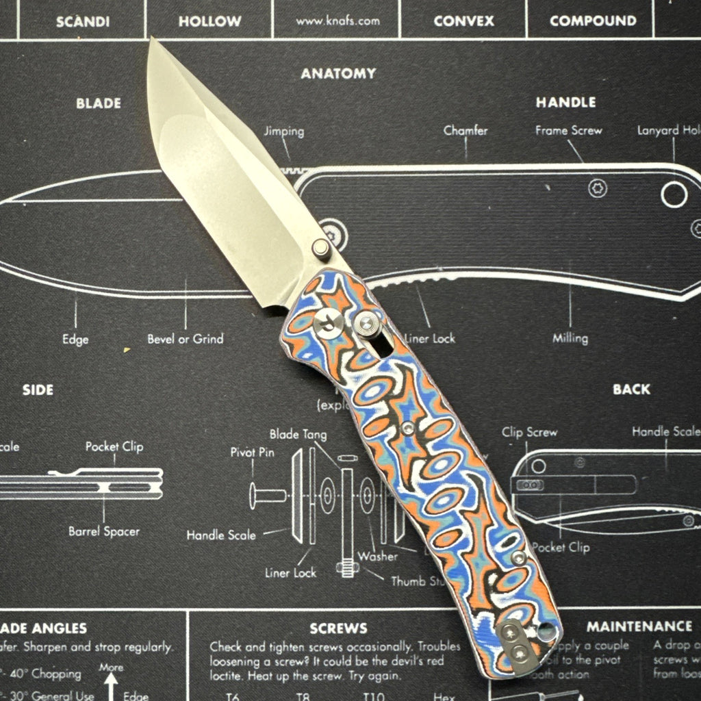 DreamTech Knife Tanto Coral crossbar lock Blade: 14c28n Model: D4508