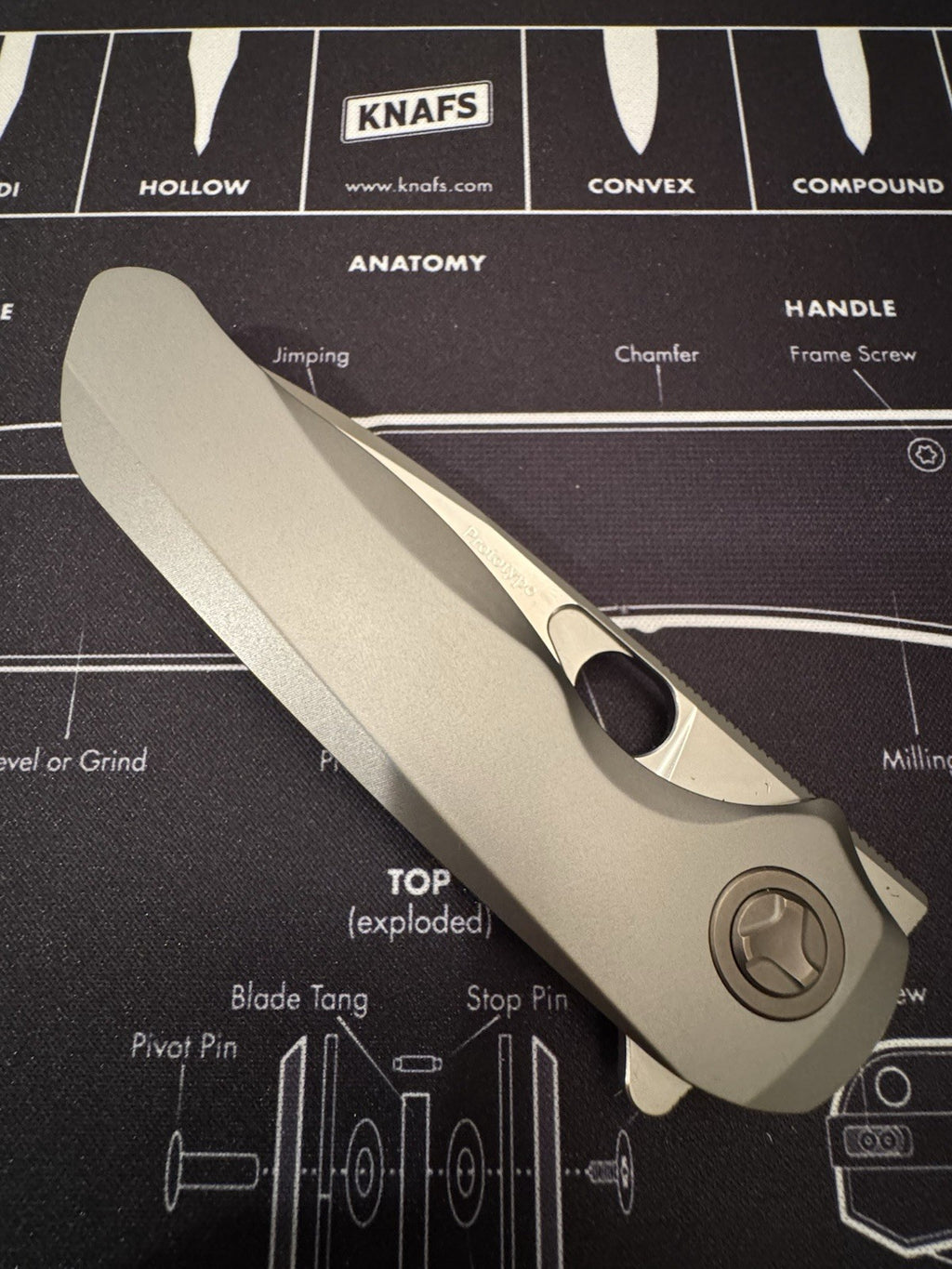 Prototype Ketuo Enigma 1 of 1 (M390 Titanium) Rare And Undeleased