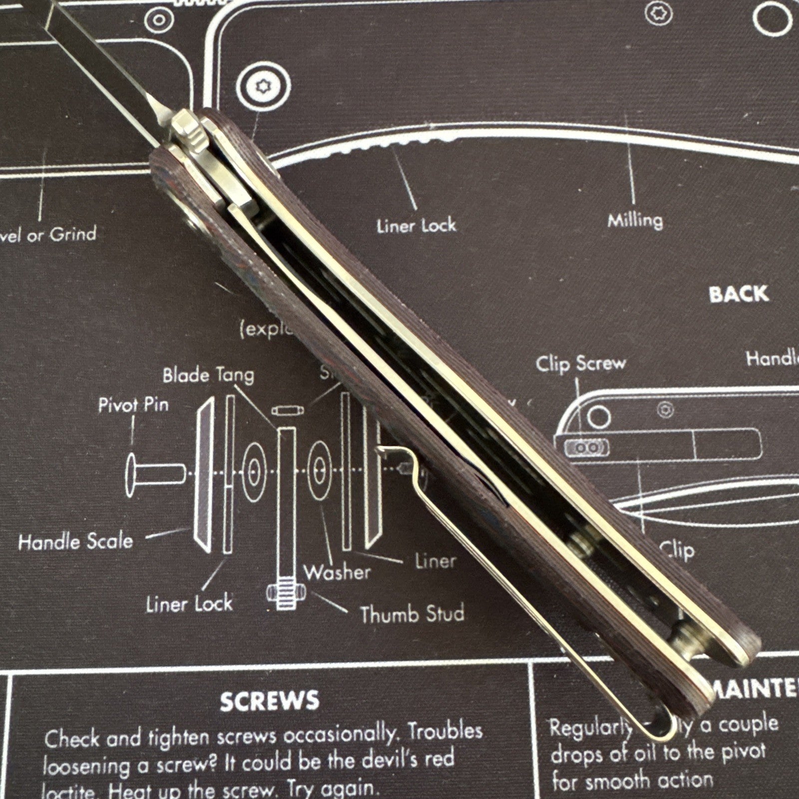 Dreamtech Spiderman Micarta Handle D2 Steel