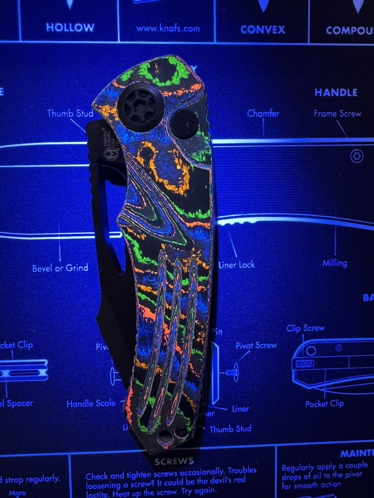 #69 HERETIC PARIAH BROP EXCL MAGNACUT DLC TANTO 80’S CARBON FIBER USA RARE