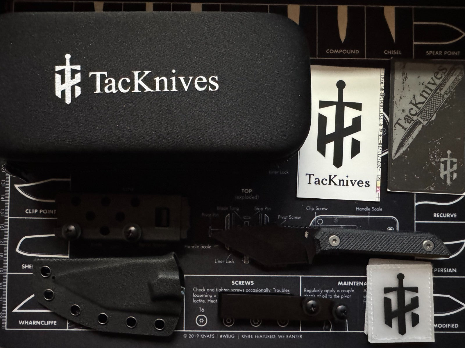 TacKnives Mini Marlin fixed Blade EDC -