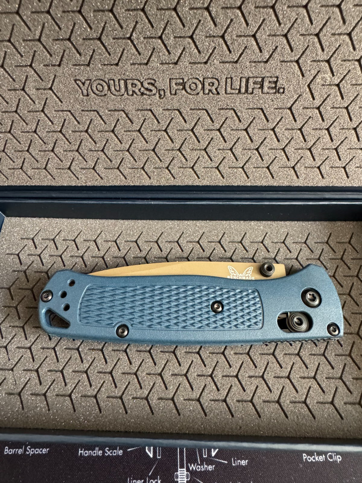 Benchmade Bugout® | Crater Blue Grivory®