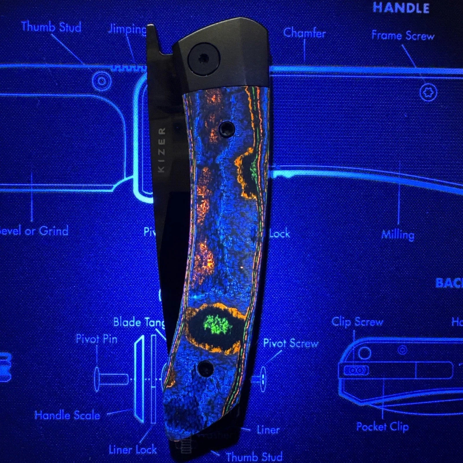 Kizer Mini Momo 80s Camo Carbon