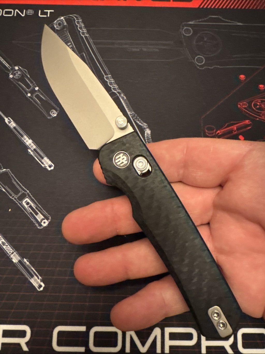 REMETTE Aurora Black G10 Folding Pocket Knife Aura G1