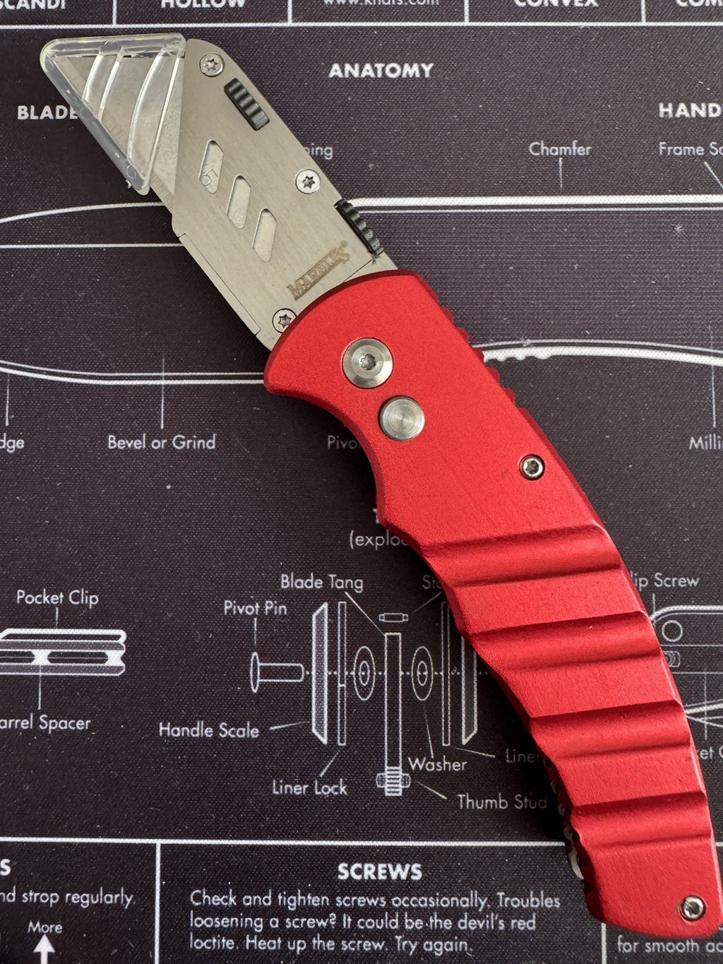 Marble’s Utility Knife Red Aluminium Handle