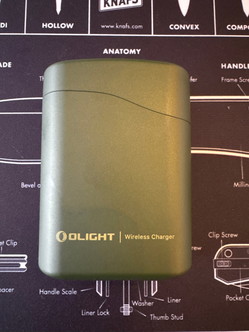 Green Olight Baton 4 Premium Edition Rechargeable Flashlight White (1300)