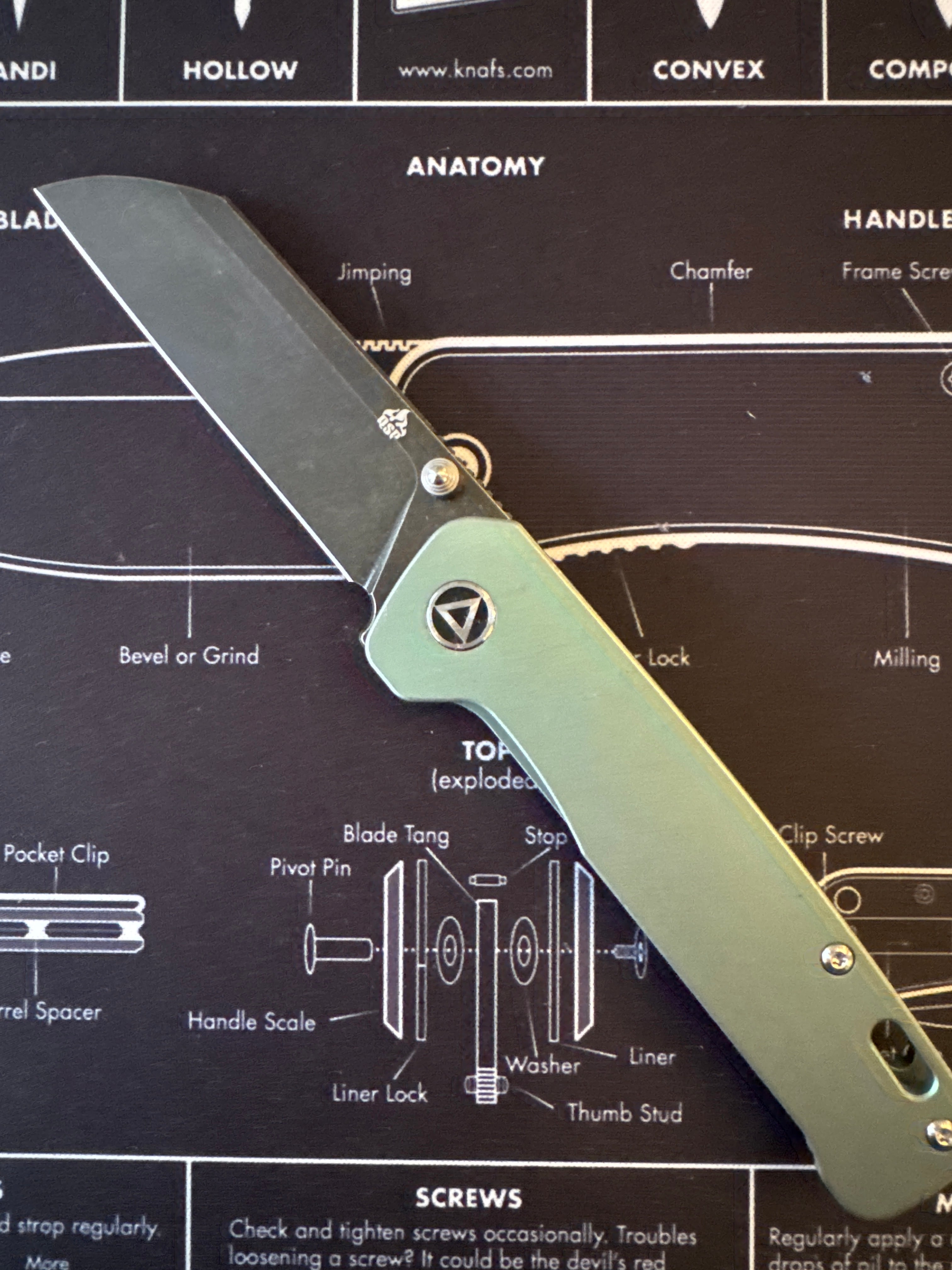 Qsp Penguin Green Titanium HANDLE