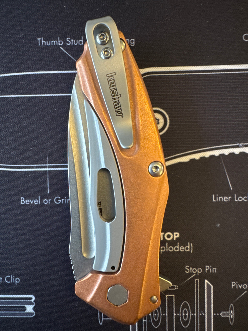 Kershaw 7006CU Natrix Copper Knife