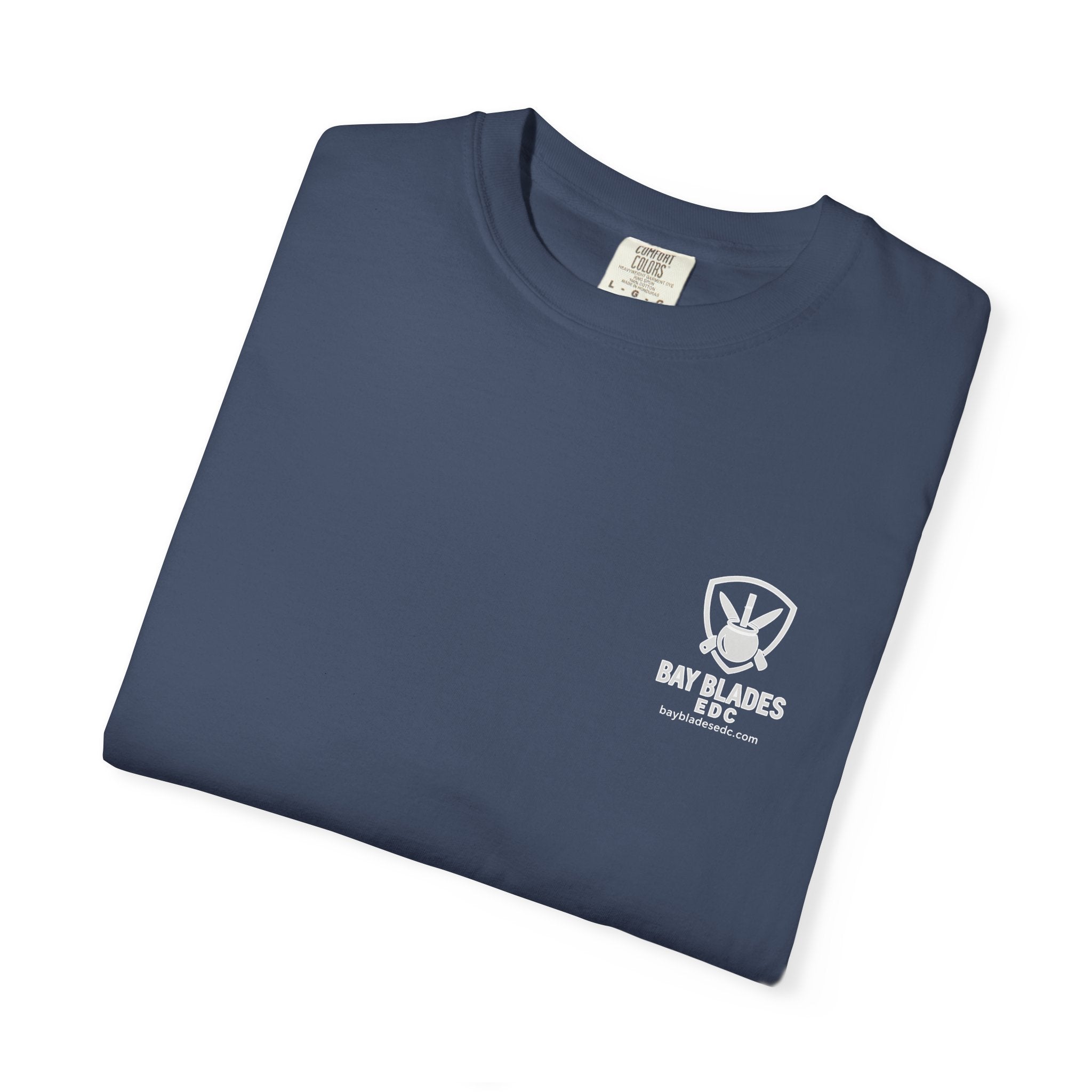 Skull Emblem Garment-Dyed T-Shirt — 'Enjoy What Matters' Graphic Tee