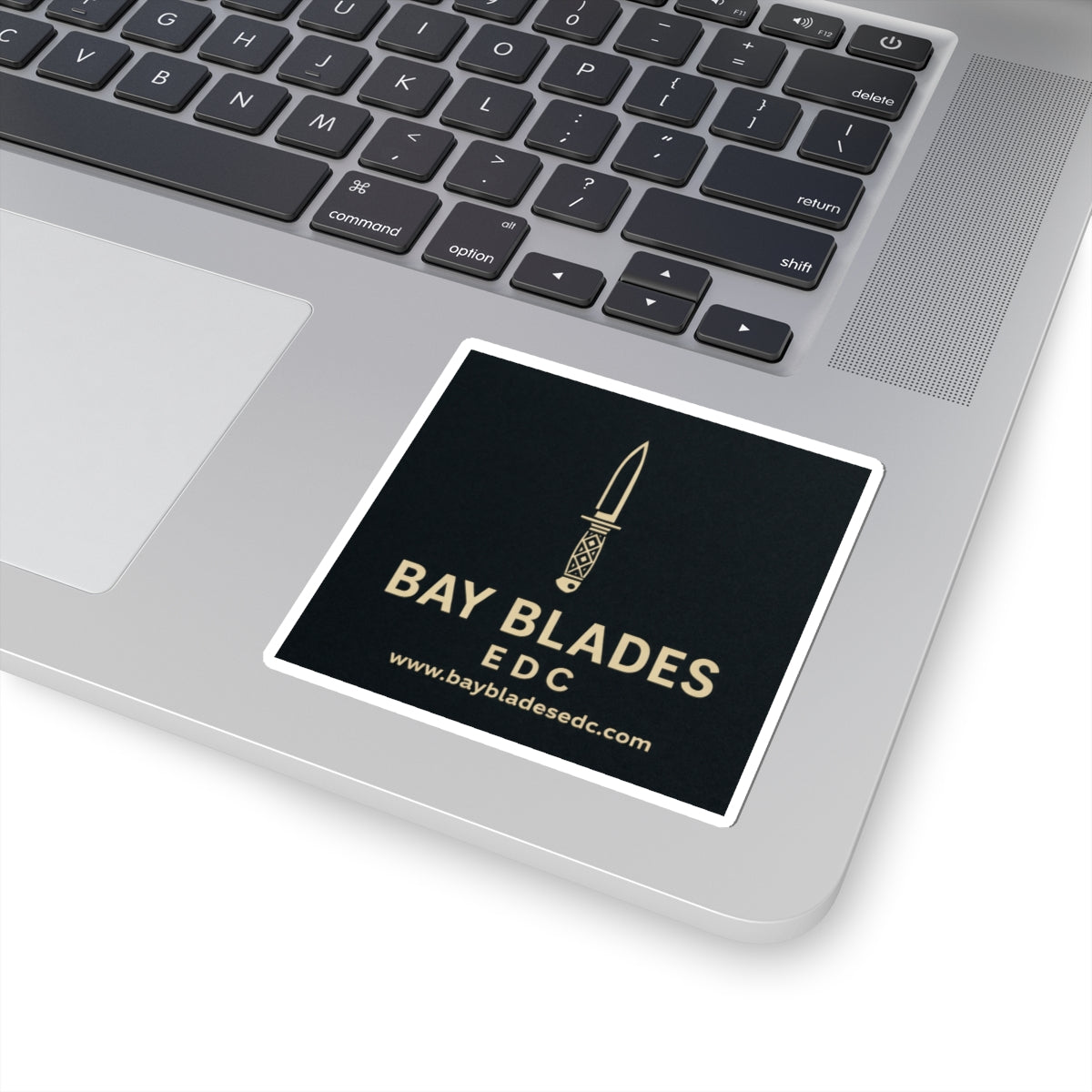 Bay Blades EDC Knife Logo Sticker — Tactical Outdoors Kiss-Cut Sticker