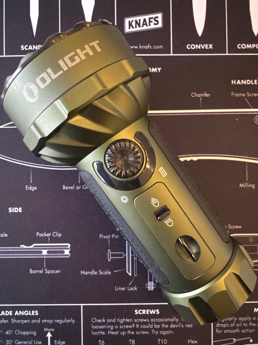 Olight Marauder Mini Flashlight 7000 Lumen Green