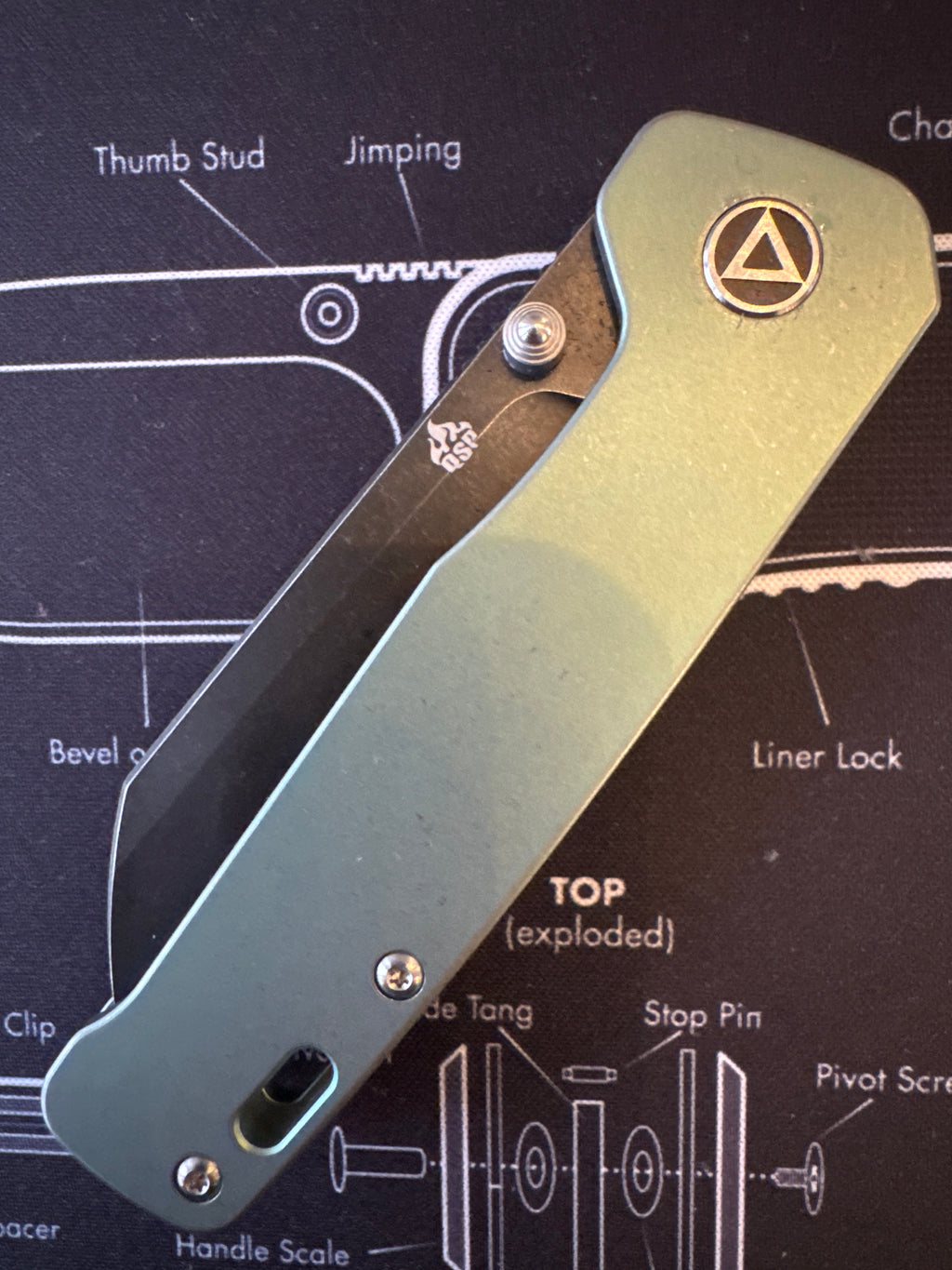 Qsp Penguin Green Titanium HANDLE