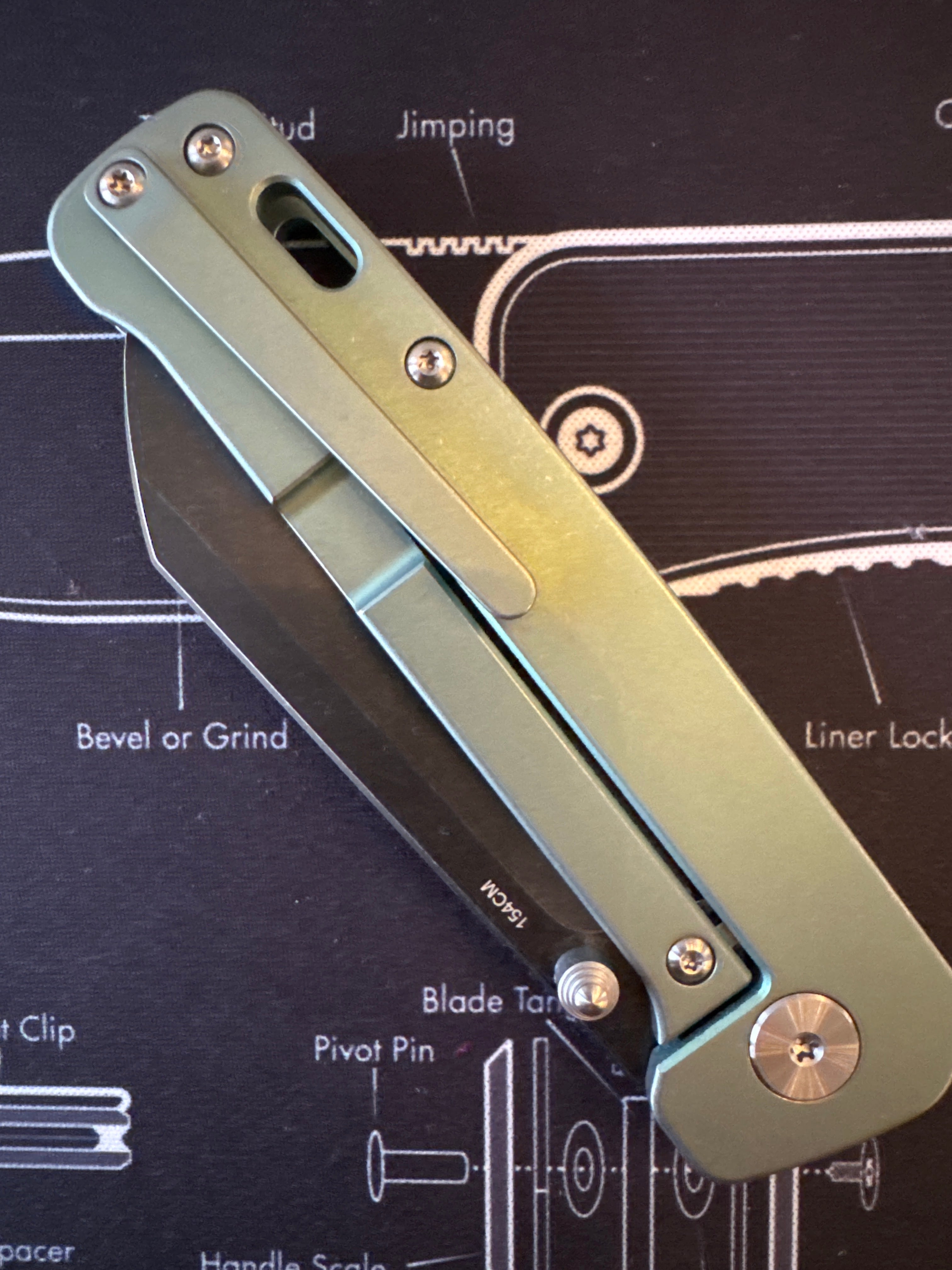 Qsp Penguin Green Titanium HANDLE