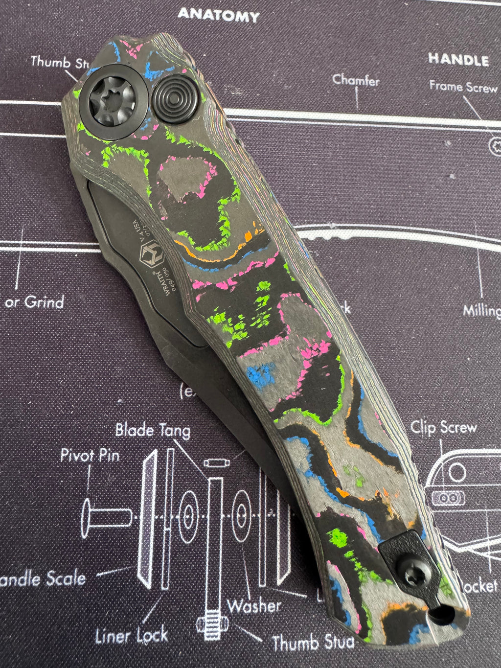Heretic Wraith V4 Auto Bowie - BR OP Exclusive - 80s Camo Carbon - DLC