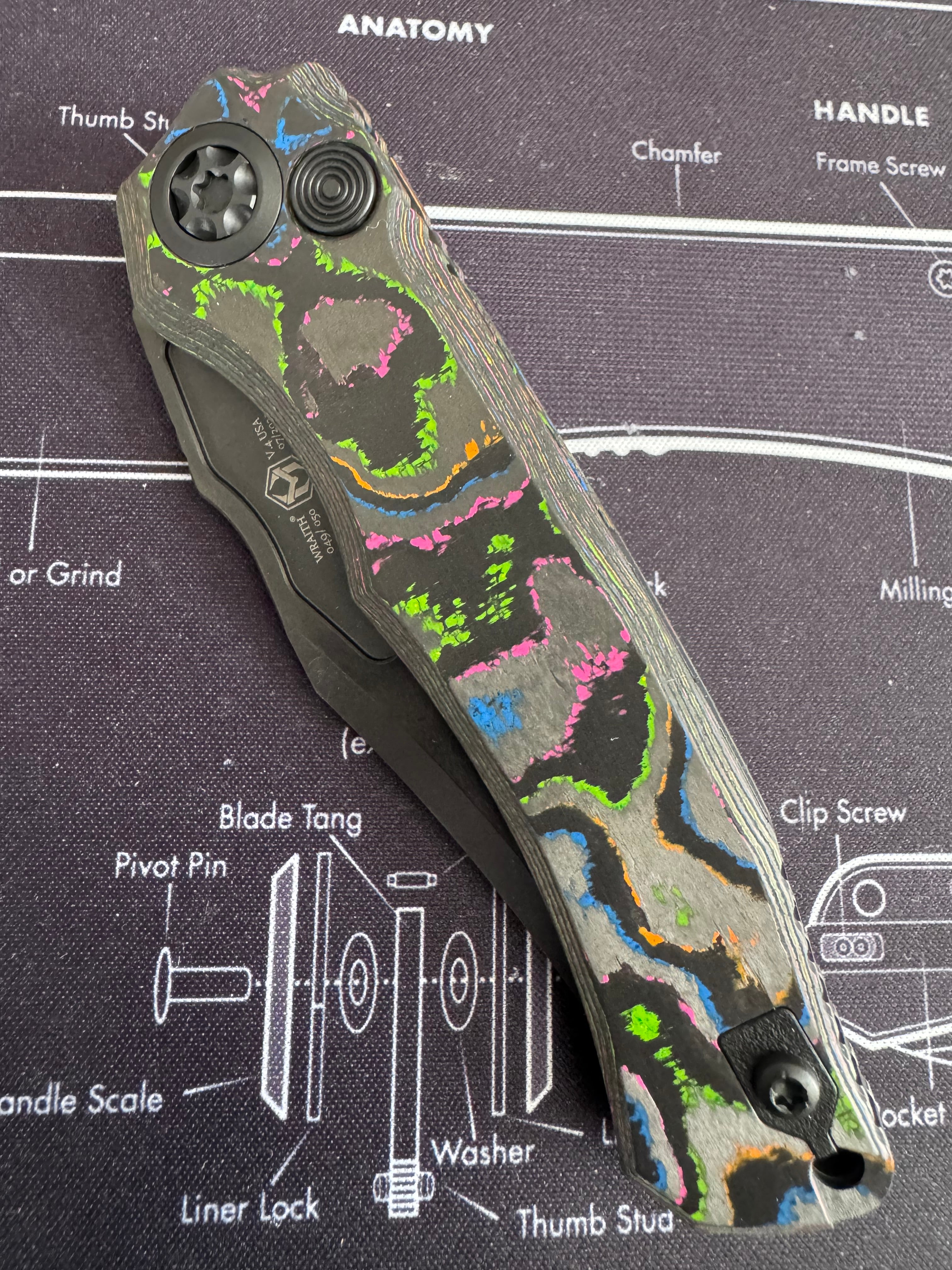 Heretic Wraith V4 Auto Bowie - BR OP Exclusive - 80s Camo Carbon - DLC